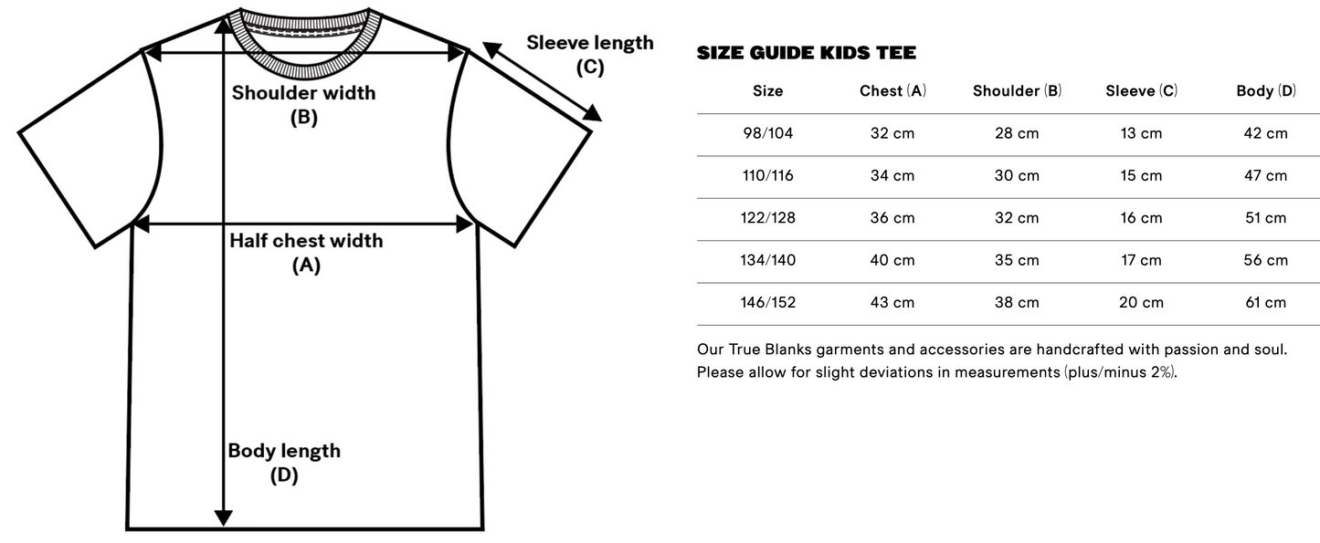 Kids Reflector Ingredients Tee