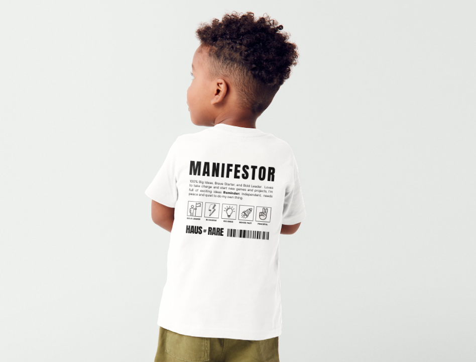 Kids Manifestor Ingredients Tee