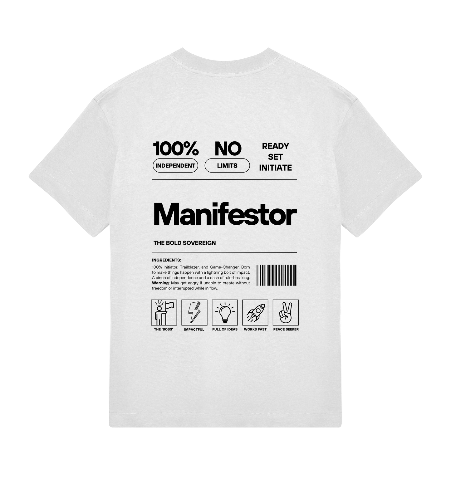 Manifestor Premium Off-White Unisex Tee