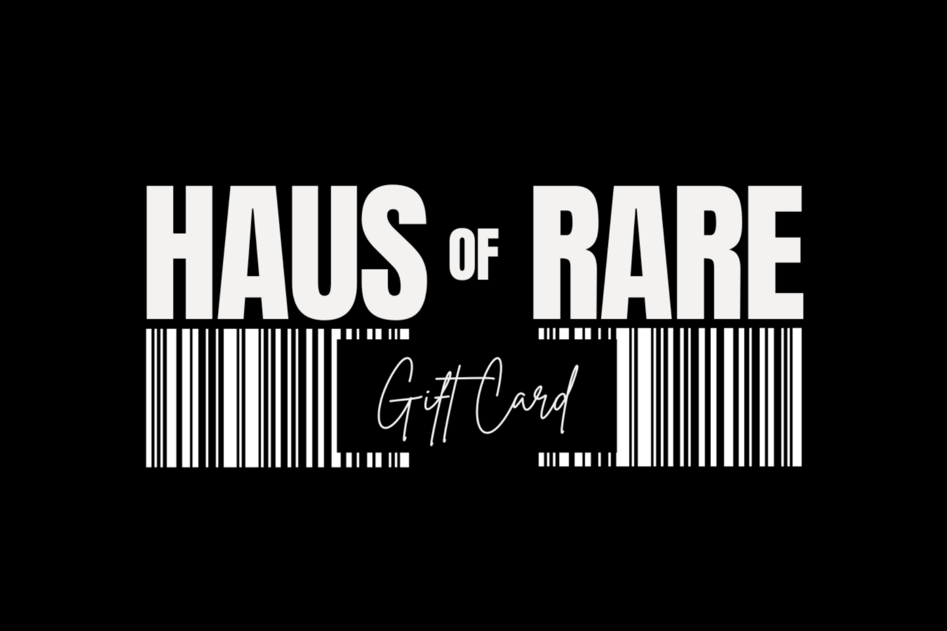 rare gift cards Haus of Rare Gift Card