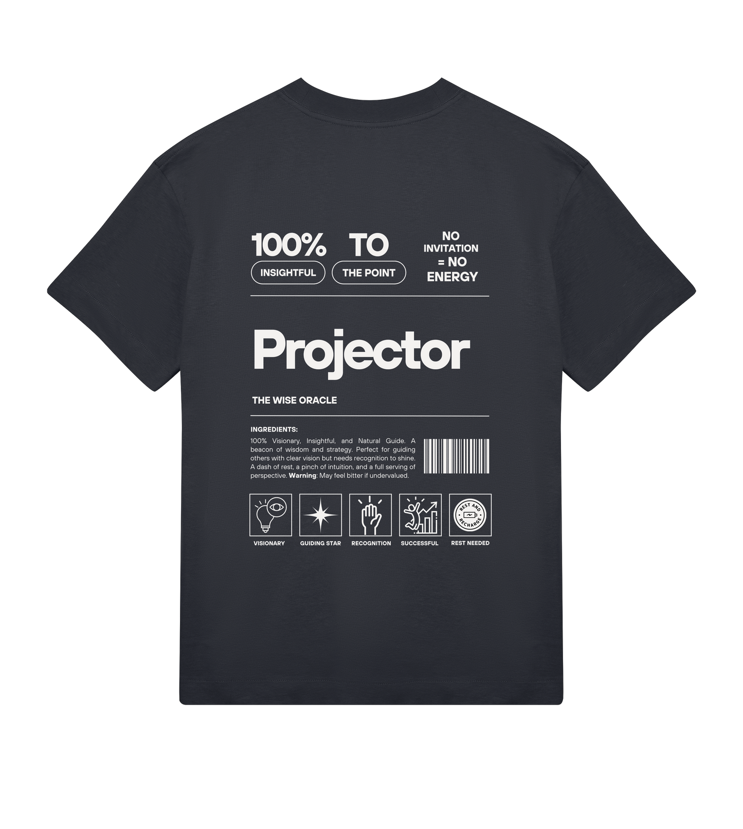 Projector Premium Off-Black Unisex Tee