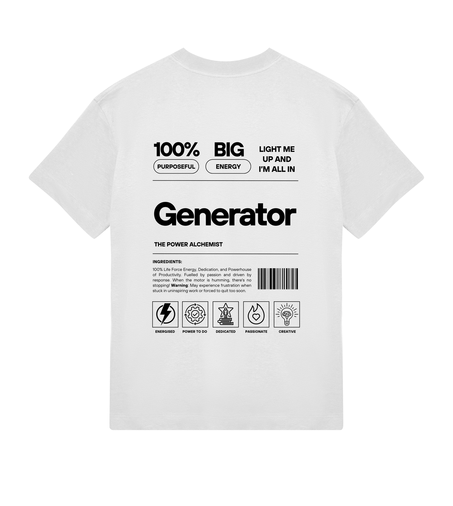 Generator Premium Off-White Unisex Tee